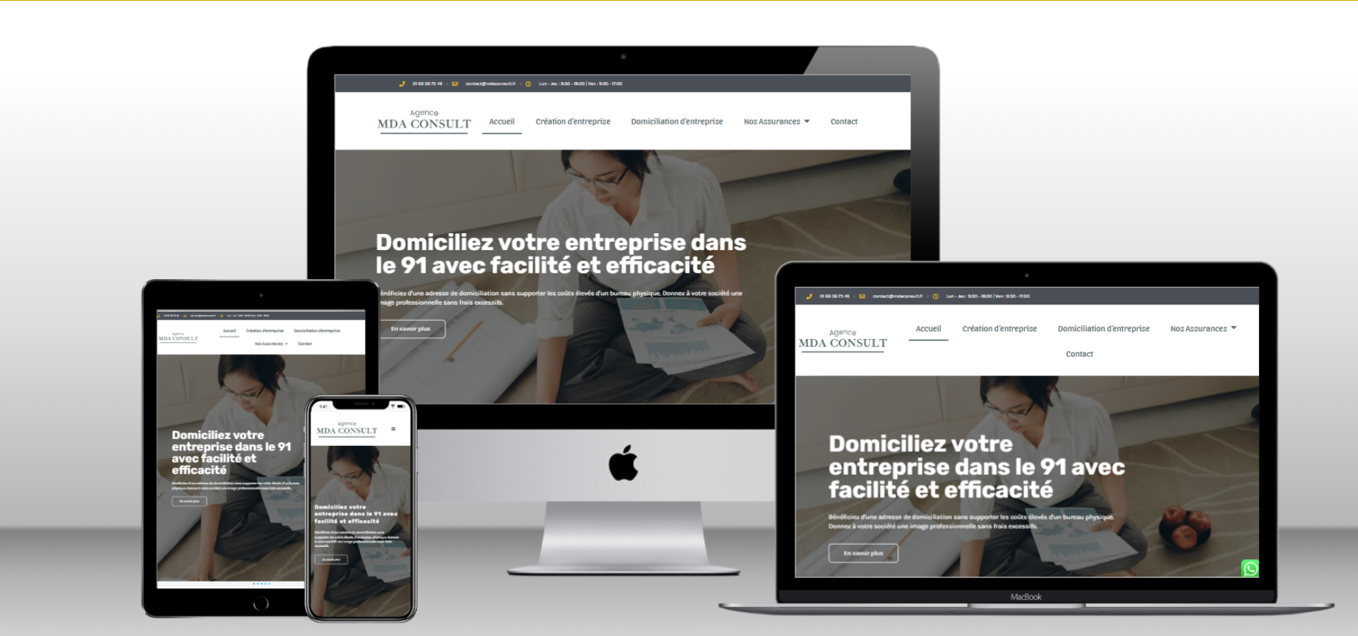 Création Entreprise, Domiciliation & Assurances Juvisy | MDA CONSULT